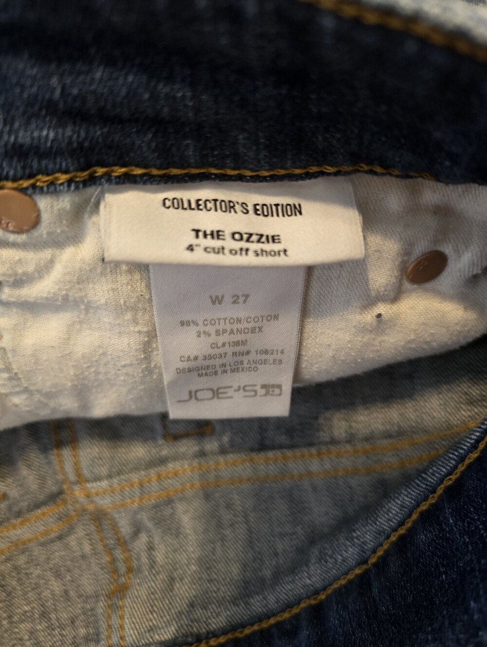 Joe's Jeans Collector's Edition Distressed Denim Shorts (2 Pairs) - Picture 5 of 7